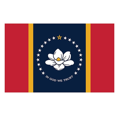 Outdoor Mississippi Flags