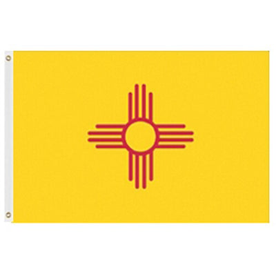 outdoor new Mexico flag