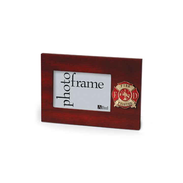 Freedom and Glory Fire Fighter Medallion Picture Frame