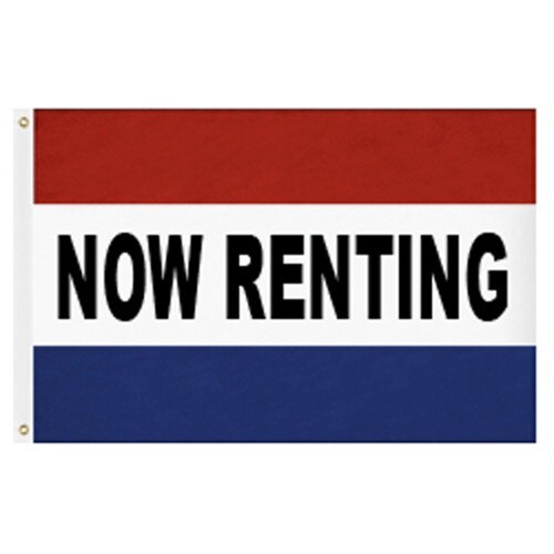 3x5 ft. Now Renting Message Flags | Freedom and Glory