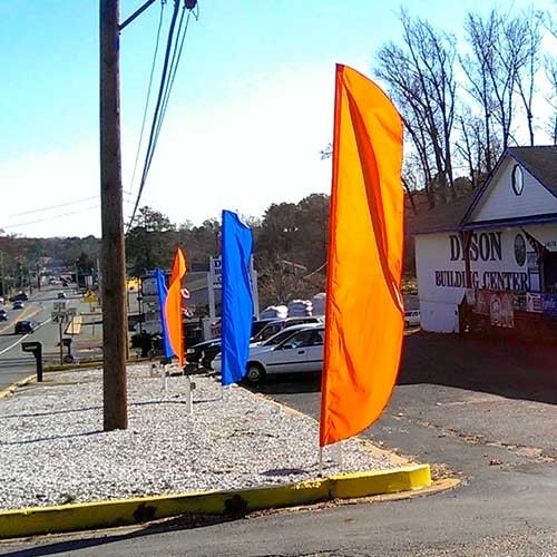 Solid Color Flutter Flags | Freedom and Glory