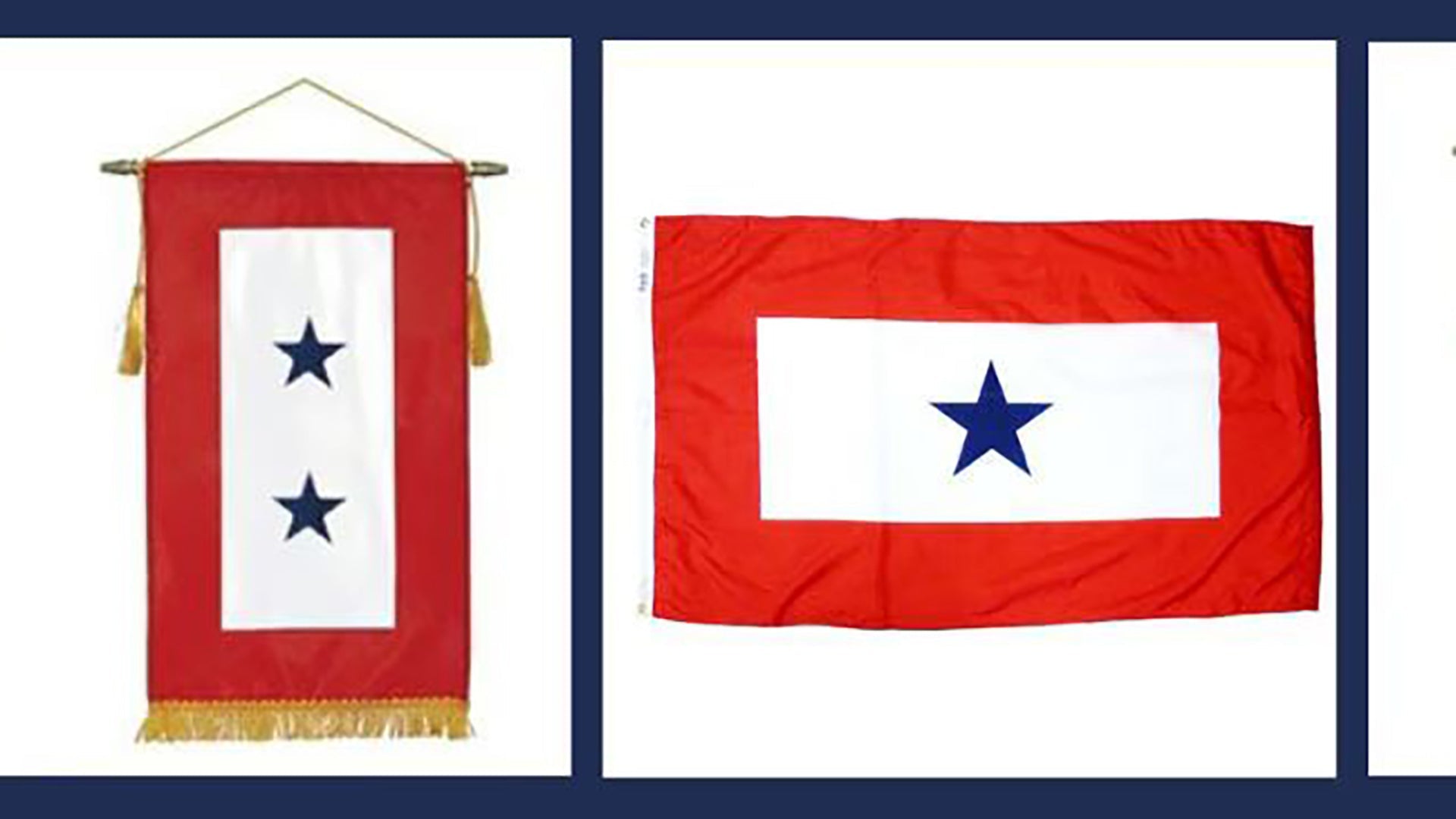 What Do the Blue Star Flag Banners Mean?
