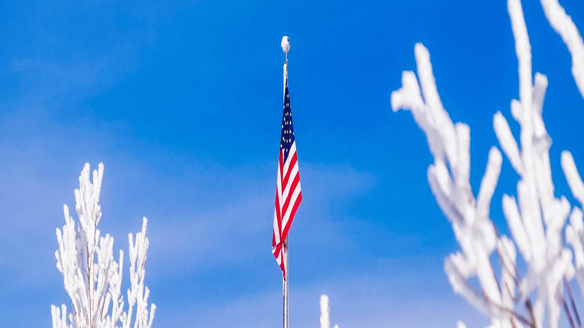 How to Store an American Flag and Other Winter Flag Care Tips