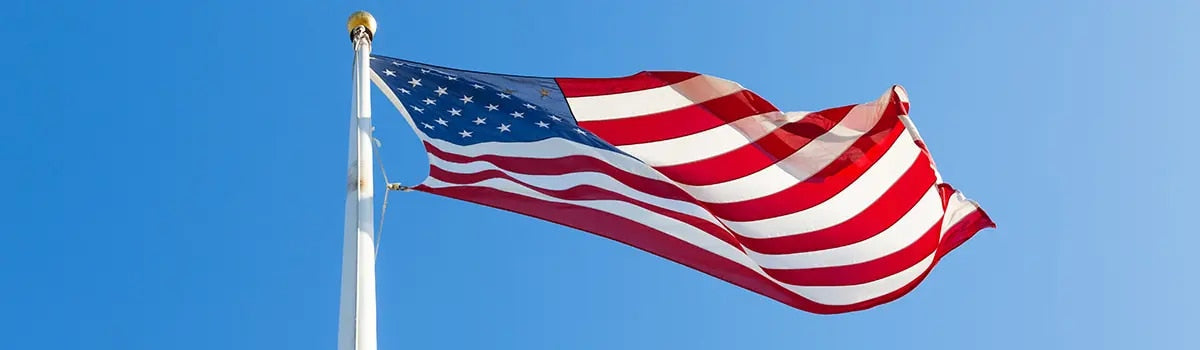 US Flag Flagpole