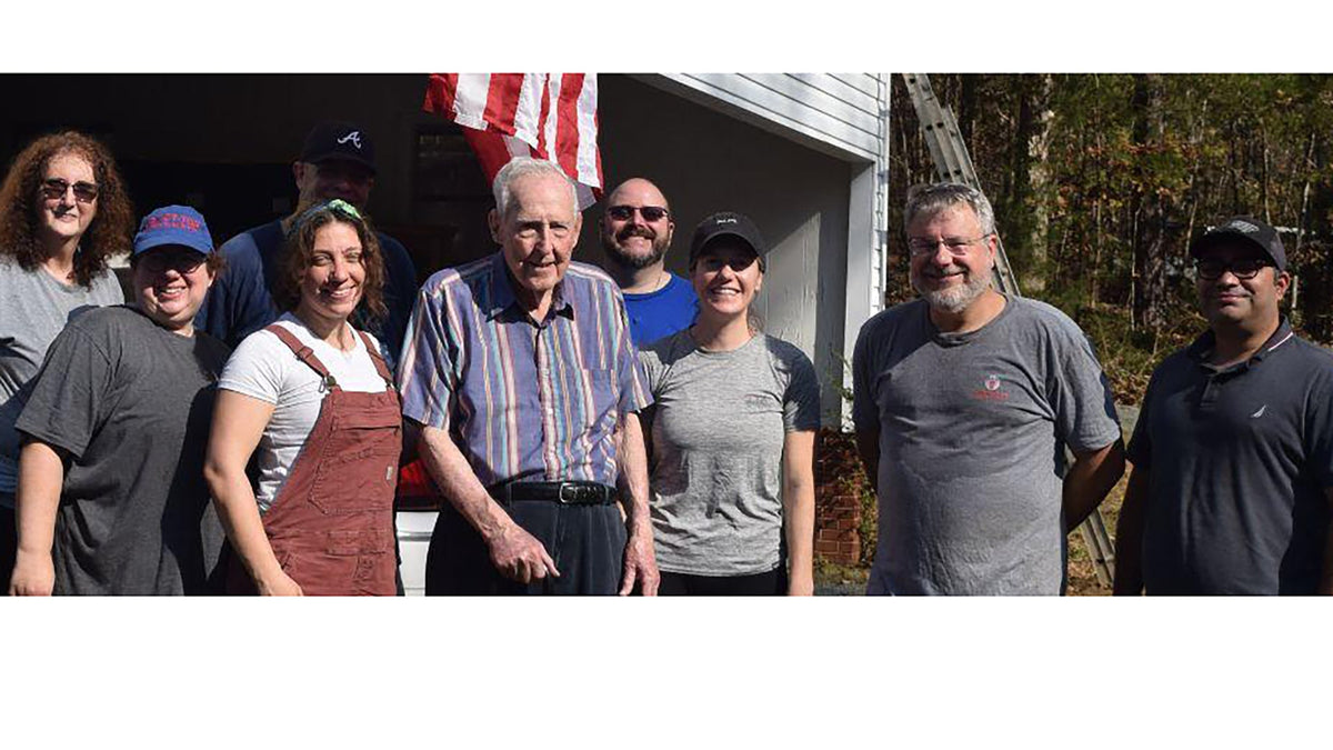 Giving Back: Freedom and Glory Volunteers to Help 99-Year-Old Veteran Dorma Holt for Veterans Day