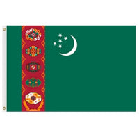 Turkmenistan Flags