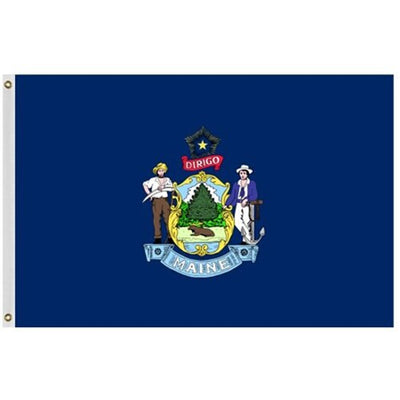 Maine State Flags
