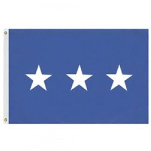 3 Star Air Force Officer Flag