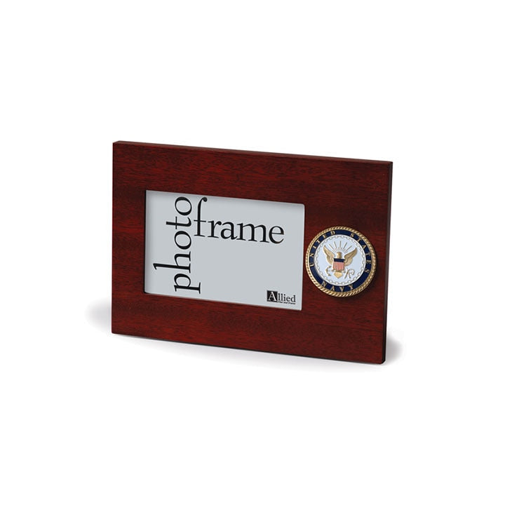 Mahogany U.S. Navy Medallion Frame