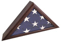 Cherry Veneer Display Case for 5' x 9.5' Burial Flags