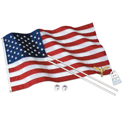 American flag set outdoor - Nylon