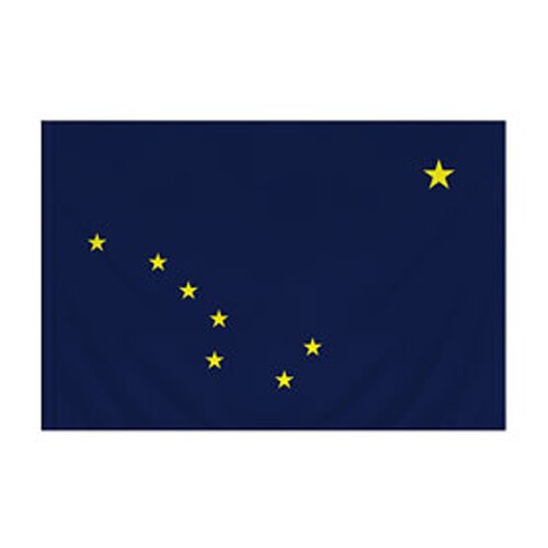 Alaska Flag with Pole Sleeve