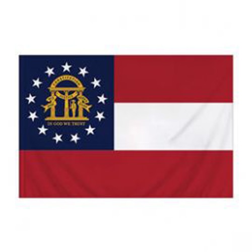 Georgia Flag with Pole Sleeve