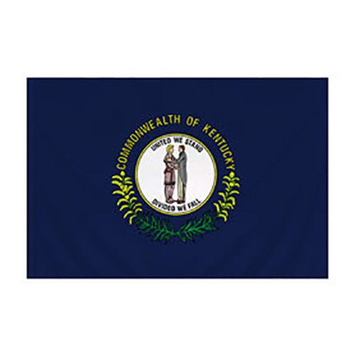 Kentucky Flag with Pole Sleeve