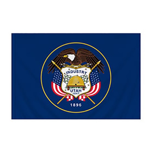 Utah Flag with Pole Sleeve