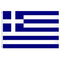 Greek flag blue and white stripes
