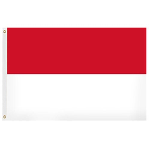 Indonesia flag red and white design