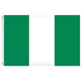 Nigeria flag green white green colo