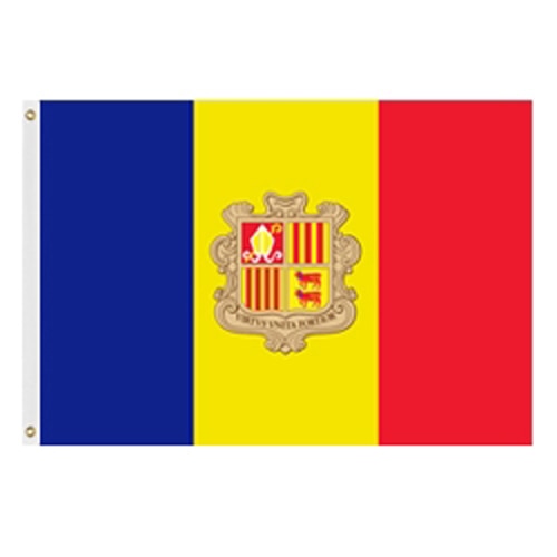 Andorra national flag horizontal