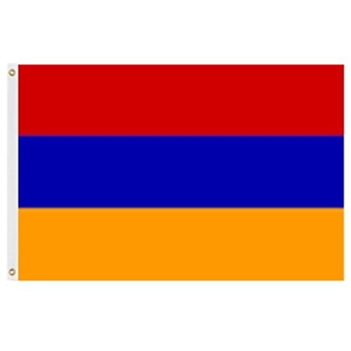 Armenian flag with three stripes