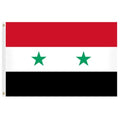 Syria national flag with stars