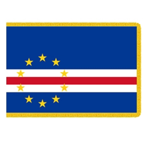 Cape Verde flag with stars and stri