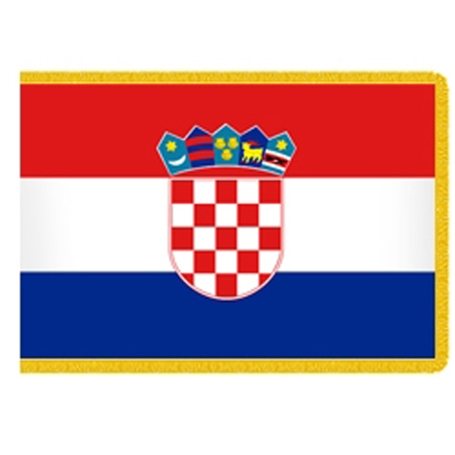 Croatian flag with coat of arms