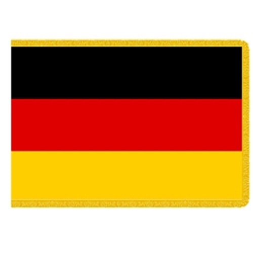 Germany flag with three stripes