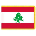 Lebanon flag with green tree
