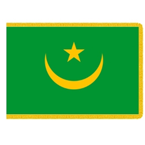 Mauritania Indoor Flag 3' X 5'