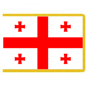 Indoor Republic of Georgia Flag