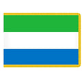 Sierra Leone flag horizontal stripe