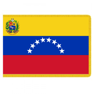 Venezuela Indoor Flag 3' X 5' Nylon