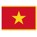 Vietnamese flag red yellow star