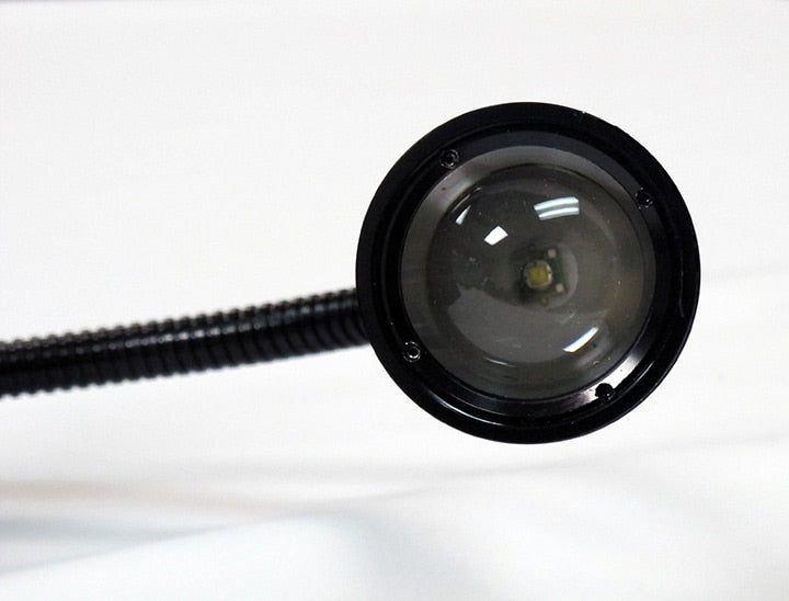 Close up picture of the solar light