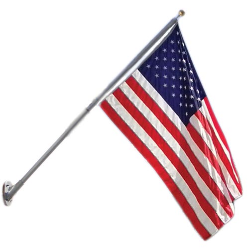 USA flag waving in the wind