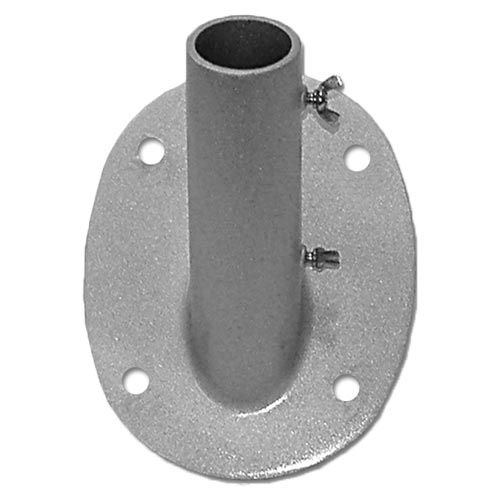 mounting bracket with pipe connecto