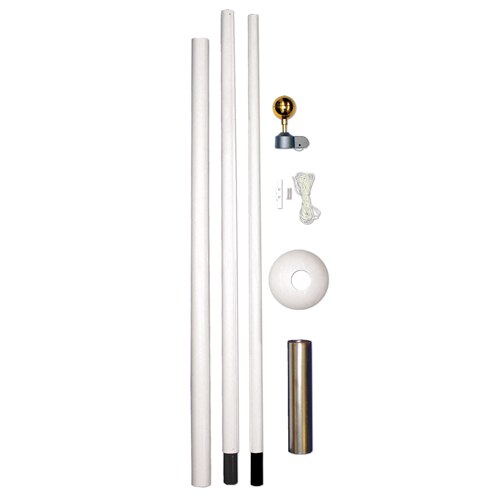 flagpole installation kit parts