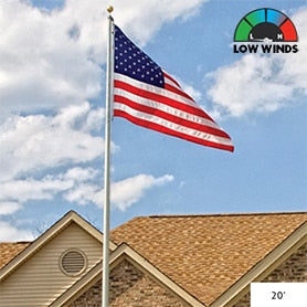 Affordable 20' Flagpole