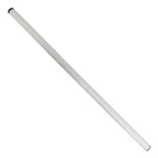 white tube rod with black ends