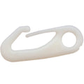white plastic safety pin