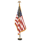 Signature Mahogany Indoor US Flag Set