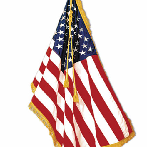 Signature Mahogany Indoor US Flag Set