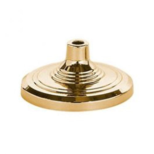 gold spinning top with center post