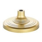 gold plated candle holder base