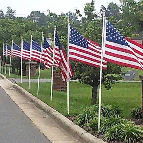 spinning flag pole kit