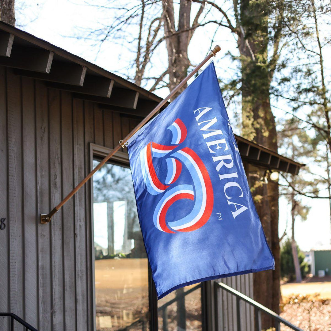 American 250 Flag Side view (Blue)