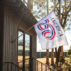 American 250 Flag (White)Wall Mount