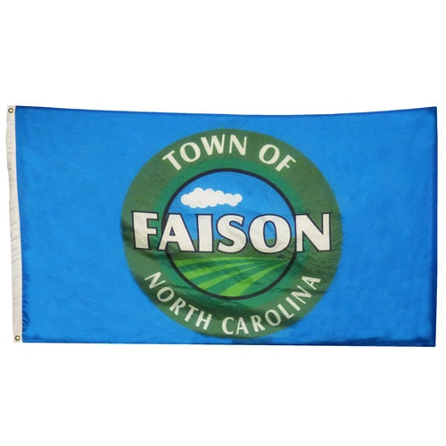 Town of Faison flag North Carolina