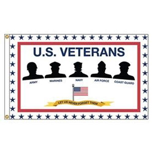 Military Branch Veterans Flag